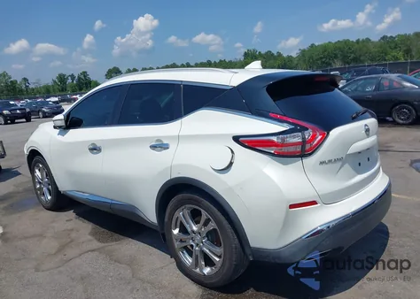 2017 Nissan Murano Platinum z USA, uszkodzony, nr VIN 5N1AZ2MH8HN119348